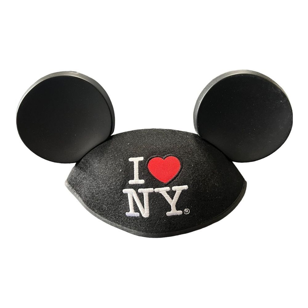 Disney‎ kids I LOVE NY Mickey ears hat NWT